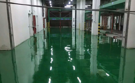 11月广河广河环氧地坪施工高峰来袭，梦得来化工多项目同步推进保交付